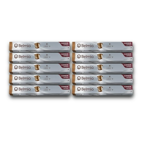 Belmio Premium Nespresso Coffee Pods, Largo Pack, 100 Count