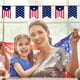 thumbnail image 4 of Independence Day String Flag Banner Outdoor Party Hanging Flag Family Decoration, 4 of 7