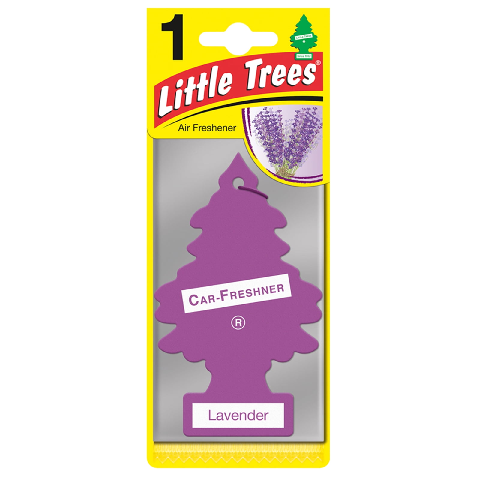 Magic Tree Little Trees Car Home Air Freshener Freshner Smell Fragrance Aroma Scent - LAVENDER (24 Pack)