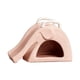 thumbnail image 3 of Casita de cerámica para hámsteres con rampa deslizante para pequeñas mascotas como jerbos. Rosa, 3 of 8