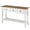 White wash stain & tops in antique brown stain., variant on Bridge Brazil Wood Hall Table Console 3 Drawers Corona | Furniture Dash - N/A White wash stain, tops in antique brown stain. Stained