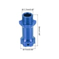 thumbnail image 2 of Hex Hub Adapter Extension Conversion with Dust Cap Plug 17mm to 30mm for 1/8 Remote Control Car(Blue), 2 of 6