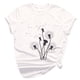 thumbnail image 2 of Pntutb, nueva camiseta para mujer, camisetas de manga corta a la moda con flores florales grandes para mujer, top Pntutb Pntutb-2133, 2 of 5