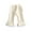 Beige, variant on Hpgjzj Toddler Bell Bottoms Baby Girls Ruffle Leggings Solid Color Stretch Thickened Plush Flare Pants Trousers