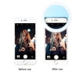 thumbnail image 5 of Selfie Ring Light, Rechargeable Portable Clip-on Selfie Fill Light with LED for Smart Phone Photography, Camera Video, Girl Makes up, 5 of 5