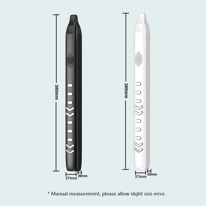 Electronic Wind Saxophone, Mini Digital Sax with 10 Timbres & MIDI Support, Built-in Rechargeable Battery, Portable Pocket Saxophone for Beginners & Kids, Black