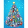 thumbnail image 1 of Christmas Tree Diamond Painting Kits For Adults, Full Drill Christmas Tree Rhinestone Diamond Painting For Beginner Adults Diamond Arts Home Wall Deco, 1 of 5