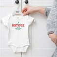 thumbnail image 5 of Christmas North Pole University Baby Romper Boys or Girls Brisco Brands NB, 5 of 6