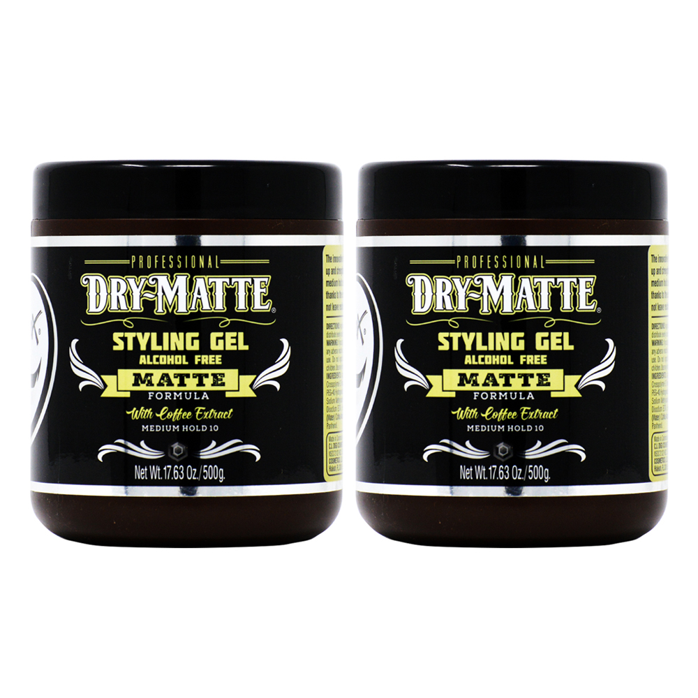 Rolda Dry Matte Styling Gel 17.63oz (Pack of 2)