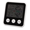 thumbnail image 3 of Uadme Medidor De Temperatura Y Humedad, Pantalla Digital LCD HD Termómetro Higrómetro Medidor De Temperatura Y Humedad Higrotermógrafo(Negro), 3 of 14