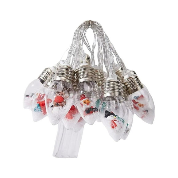 Cadena De Luces LED Navideñas De 1,5 M, Regalo Para Decoración Navideña Para El Hogar, Bodas