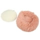 thumbnail image 2 of Cama calefactora eléctrica para mascotas, temperatura ajustable, impermeable, calefacción USB, arena para gatos, perros, diámetro 40cm/15,7 pulgadas, rosa, 2 of 14