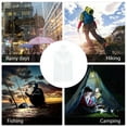 thumbnail image 3 of unbranded White Waterproof Breathable Adult Rain Poncho Raincoat with Hood Portable, 3 of 8