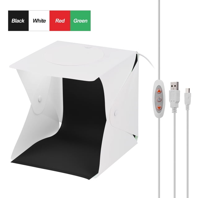 22 * 23 * 24 cm Caja de luz de estudio plegable Fotografía de fotografía LED