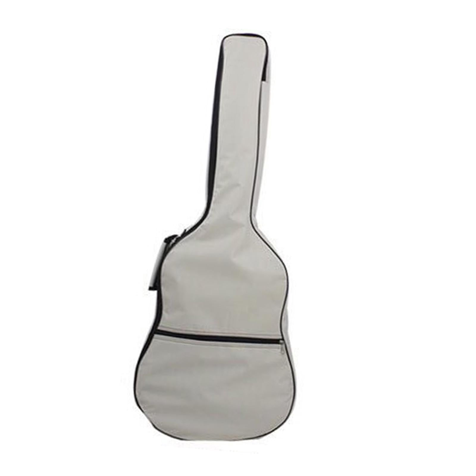 STARTIST Guitar Gig Bag, Large Zipper Front Pocket, Thicken Material, Traveling Guitar Storage Box, 41 inch Acoustic Guitar Carrying Case gray