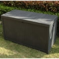 thumbnail image 2 of Superjoe 120 Gallon Outdoor Deck Storage Box, Patio Resin Storage Bin Outdoor Cushion Storage, Wooden-Like (Gray), 2 of 7