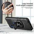 thumbnail image 7 of SPY CASE for Cricket Innovate E 5G Case w/Tempered Glass Screen Protector [Military Grade] Ring Car Mount Kickstand Shockproof Hard Phone Case - Black, 7 of 7