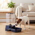 thumbnail image 3 of Vibrant Life 3 lb Gravity Feeder for Small Pets, Navy, 3 of 9