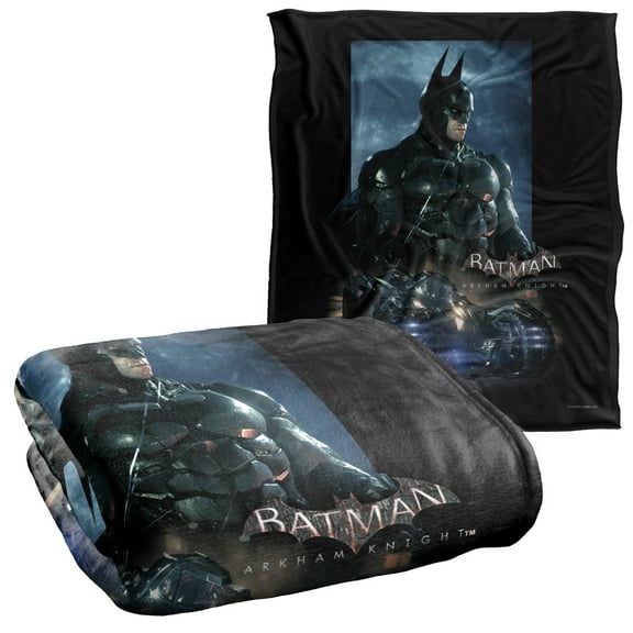 Batman Arkham Knight Batmobile Movie Officially Licensed Silky Touch Super Soft Throw Blanket 50' x 60'