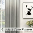 thumbnail image 3 of Uptown Home Modern Gray Ombre Grommet Blackout Curtain Sets, 50" x 84" (2 Panels), 3 of 6