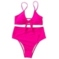thumbnail image 4 of Afdoent Womens Tankini Bathing Suits Women's Swimwear Tankini Set Two Piece Bikini With V Neck High Waisted Bathing Suit For Beach Pool Beach Swimwear 2026, 4 of 7