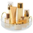 thumbnail image 1 of YOPTOP 2-Tier Lazy Susan 360 Rotating Makeup Organizer Cosmetics Storage Display Case  Gold,gold,1-tier, 1 of 9
