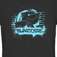 thumbnail image 2 of Junior's Pokemon Blastoise Paint Splatter  Graphic Tee Black 2X Large, 2 of 3