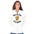 thumbnail image 3 of Nerd for Curds Wisconsin Cheese Lover Zip Up Hoodie Men's Women's Brisco Brands X, 3 of 6