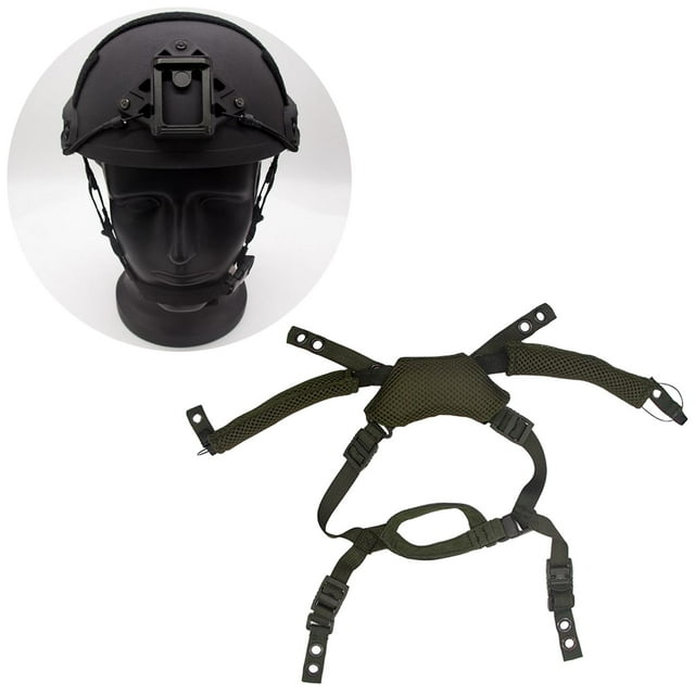 Menton Durable, Pendaison, Cordon Réglable avec Vis pour le Sport, Extérieur, Chasse, Accessoires, Vert
