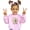 Pink Sweatshirt, variant on Ink Printed Image NOT a Painted Design - Cute Snow Globe Christmas Tree Sweatshirt Holiday Pullover Pink Sweatshirt 2T