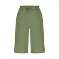 thumbnail image 4 of Plus Size Women's Casual Baggy High Waisted Wide Leg Pants Breathable, 4 of 5