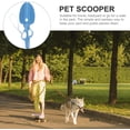 thumbnail image 5 of Dog Pooper Scooper, Scissor Clamp Pet Waste Picker, Portable Scoop for Small Dogs, Indoor Outdoor Poop Cleaner (Blue), 5 of 9