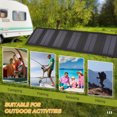 thumbnail image 2 of Labymos 10.5 W Portable Solar Charger Foldable Solar Charger with USB Solar Panel Portable Solar, 2 of 8