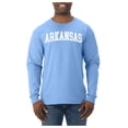thumbnail image 2 of Wild Bobby State of Arkansas College Style Men Long Sleeve Shirt, 2 of 6