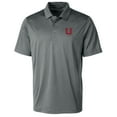 thumbnail image 2 of Men's Cutter & Buck Steel Utah Utes Team Logo Big & Tall Prospect Textured Stretch Polo, 2 of 3