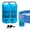 Blue, variant on 4-Pack Aluminum Gutter Downspout Guards, 3.5 Inch Expandable Leaf Filter Strainers for Clog-Free Gutters