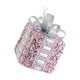 thumbnail image 2 of Adorno navideño rosa para árbol de Navidad, ideal para colgar en fiestas | Bolsas de regalo con lazos rosas y hongos de espuma | Espuma plástica duradera de 20 x 10 cm | Ideal para centros de mesa,, 2 of 6