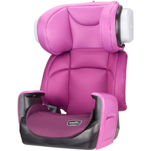 Evenflo Spectrum High Back Booster Car Seat, Poppy Pink