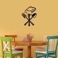 thumbnail image 3 of Papel Pintado Adhesivo De Pared Con Sombrero De Chef Decoración De Restaurante Para Cocina ANGGREK Otros, 3 of 8