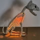 thumbnail image 2 of Estatua de de Halloween, Modelo de Adorno de Esqueleto con Luz, de Escritorio Estética, Estatua de Animal para Estantería de Gabinete, 2 of 5