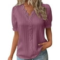 thumbnail image 1 of Fvwitlyh T-Shirts d'Entraînement pour Femmes T-Shirt Décontracté à Manches Longues Col Rond Imprimé avec Design Élégant Rose,TTG, 1 of 5