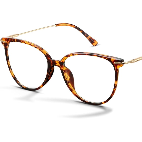 Gaoye Blue Light Blocking Glasses Women/Men, Fashion Round Cateye Frame UV Ray Filter Computer Gaming Glasses
