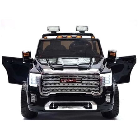 Ride On Toy Cars GMC Electric Kids 12 V Powered Ride-Ons, Black