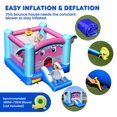 thumbnail image 3 of GVN 3-in-1 Elephant Theme Inflatable Castle without Blower, Bounce House with Blower, Inflatable Jump Bouncy for Kids,Ball Pool for Backyard Play & Party Fun, 3 of 8