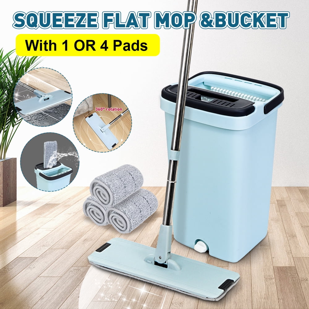 flat mop bucket set