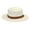 White, variant on Hats Adults Unisex Retro Western Cowboy Riding Leather Belt Wide Cap Straw Hat