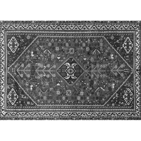 Ahgly Company Indoor Rectangle Persian Gray Traditional Area Rugs, 8' x 10'