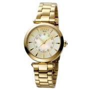 Ferre Milano FM1L075M0021 Womens Swiss Made Quartz Gold Bracelet Watch with Gold Dial