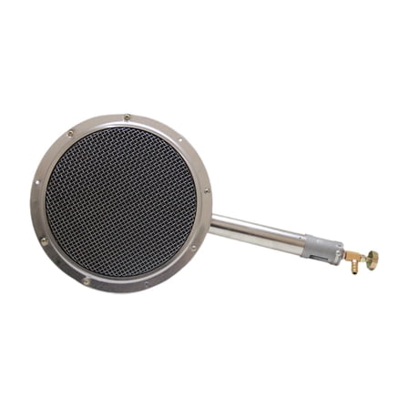 figatia BBQ Infrared Burner Gas Burner Round Metal, Accessories Professional, Replacement, High Performance, BBQ Grill Searing Burner