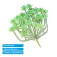 thumbnail image 4 of Plantas suculentas artificiales mini Uxcell sin maceta, suculentas falsas, suculentas texturizadas realistas, verdes, paquete de 2, 4 of 5